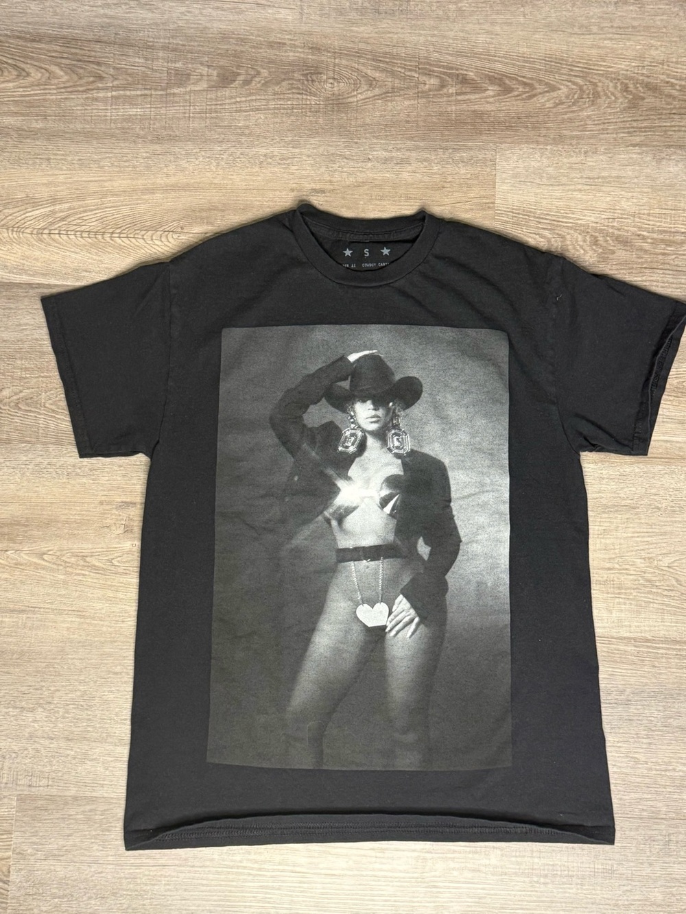 Beyoncé Cowboy Carter Merch Black Shirt Size Small